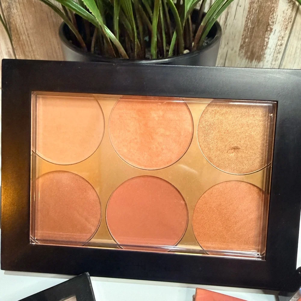 L.A. Colors Multi-Shade Eyeshadow & Face Palettes - Warm Browns, Pinks, Peach